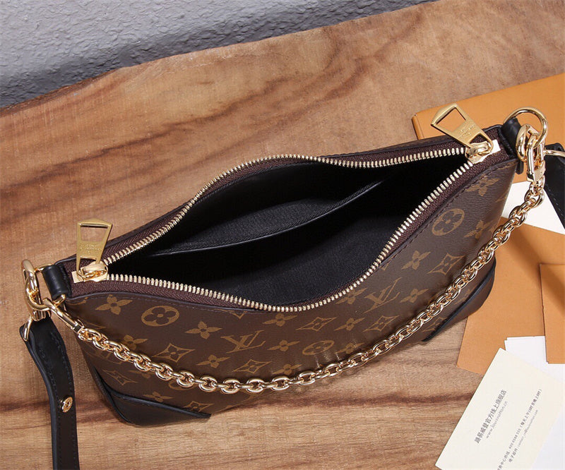  understated shoulder bag detail view showing craftsmanship 14