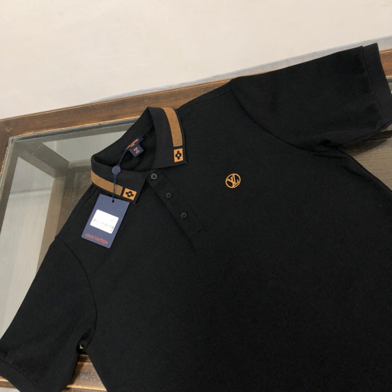 Close-up detail shot of Louis Vuitton cotton t-shirt with everyday silhouette