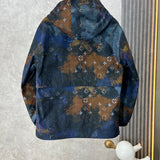 Side profile of Louis Vuitton luxury clothing with runway-inspired design