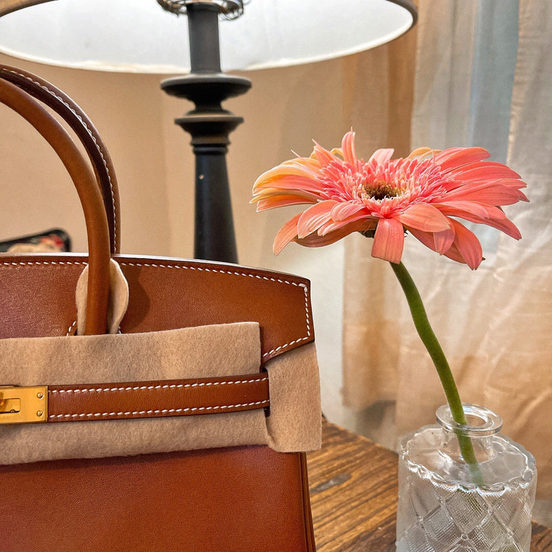 Elegant bag shown from front angle