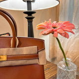 Elegant bag shown from front angle