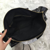 Classic Faux Leather Handbag - Everyday Elegance | Women's Everyday Carry Handbag #977 - alternate angle view (image 8) of designer-inspired handbag