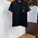 Front view of Moncler luxury clothing with contemporary cut