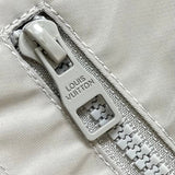 Front view of Louis Vuitton luxury clothing with label-forward styling