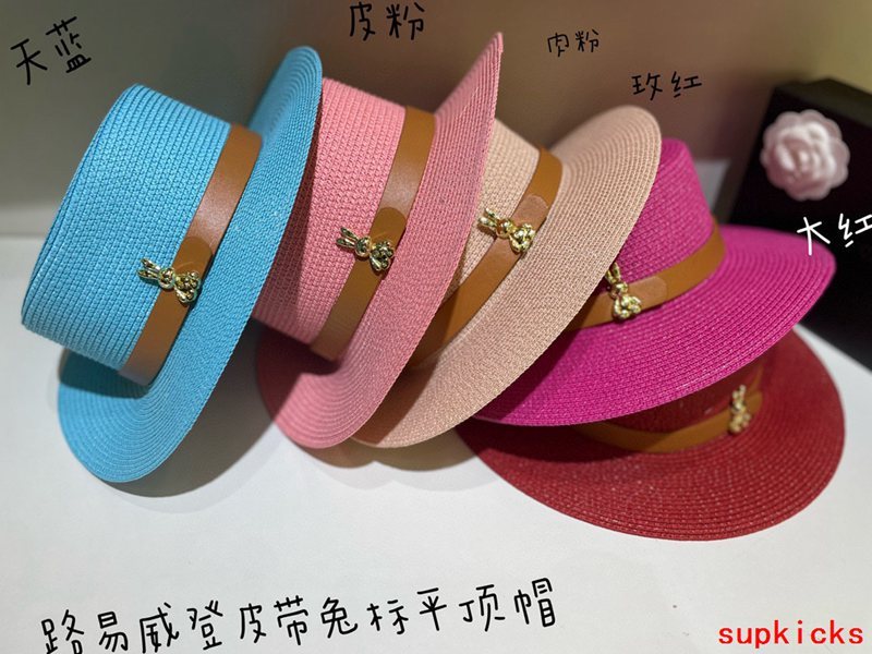 Close-up detail view of Louis Vuitton unisex cap