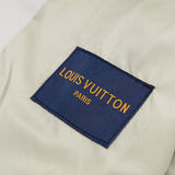 Close-up detail shot of Louis Vuitton luxury clothing with everyday silhouette