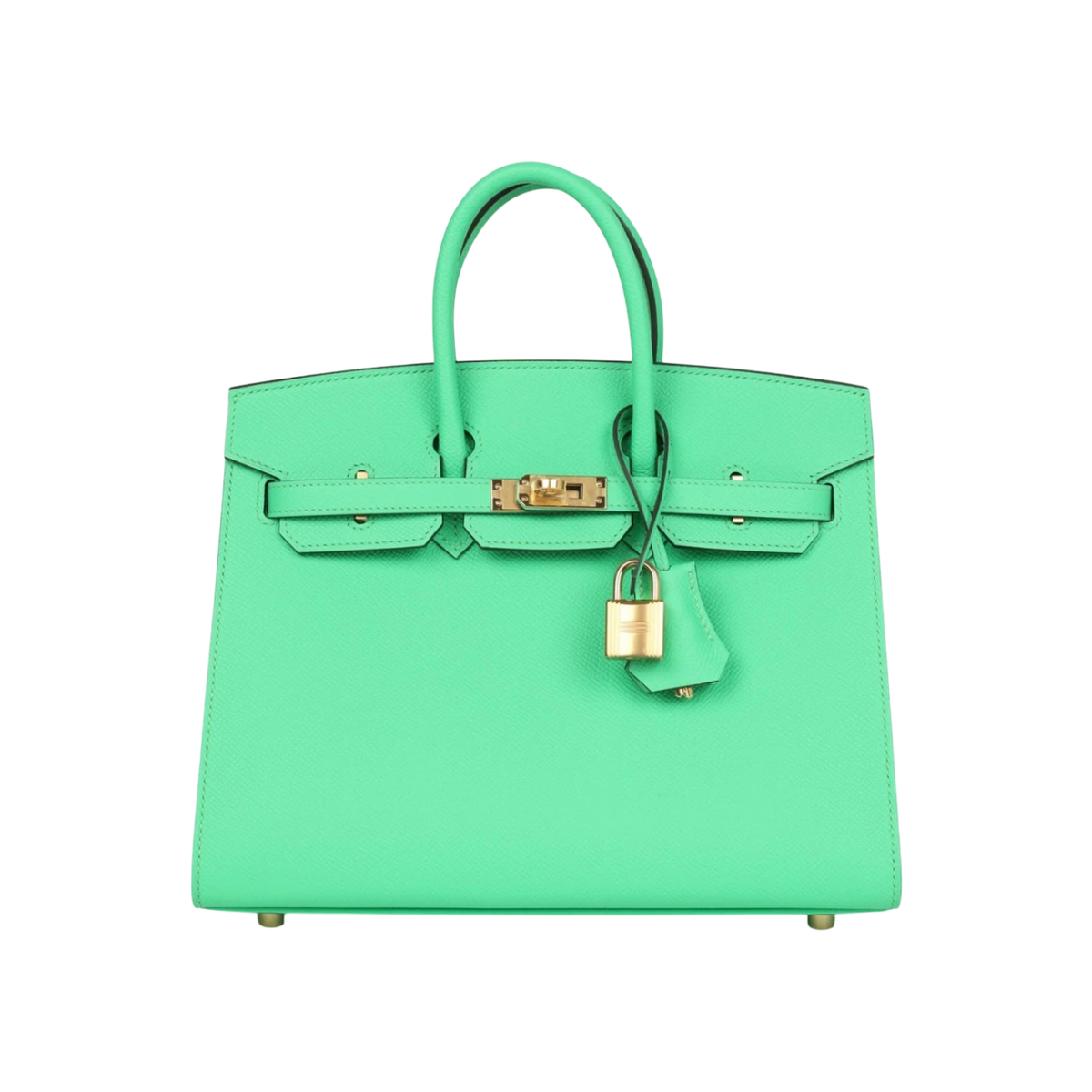 HermÃ¨s Birkin Sellier 25 Vert Comics Epsom Gold Hardware
