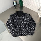 Side profile of Louis Vuitton luxury clothing with tailored silhouette