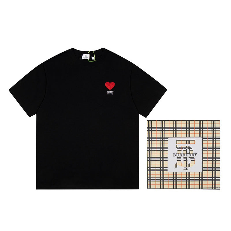Burberry luxury t-shirt detail shot
