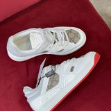 Gucci sneakers detailed view showing premium designer craftsmanship