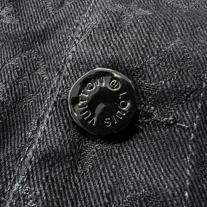 Side profile of Louis Vuitton luxury clothing with relaxed-fit cut