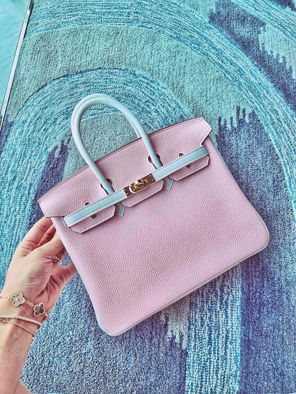 Close-up detail of classic bag design