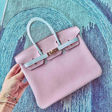 Close-up detail of classic bag design