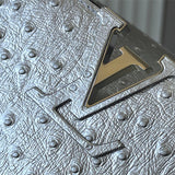  Classic handbag carried on shoulder