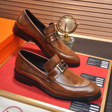 Hermès Grey Classic Ballet Flats - Heel Detail View