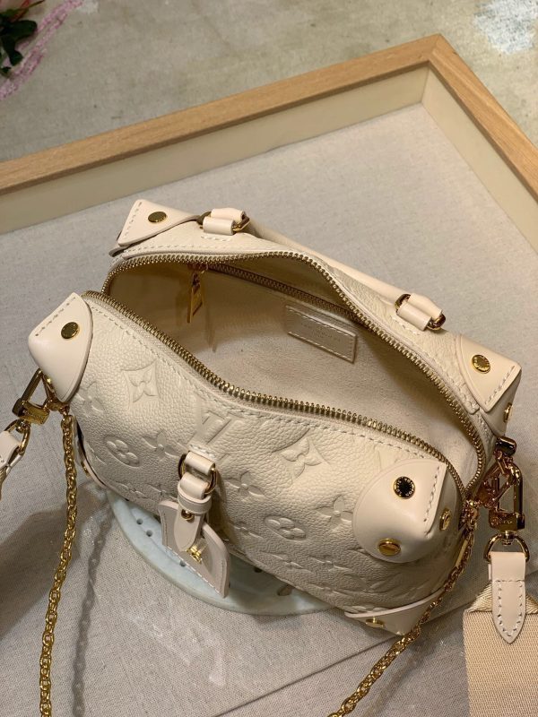 Back view of premium polished women's handbag – women's designer-style accessory