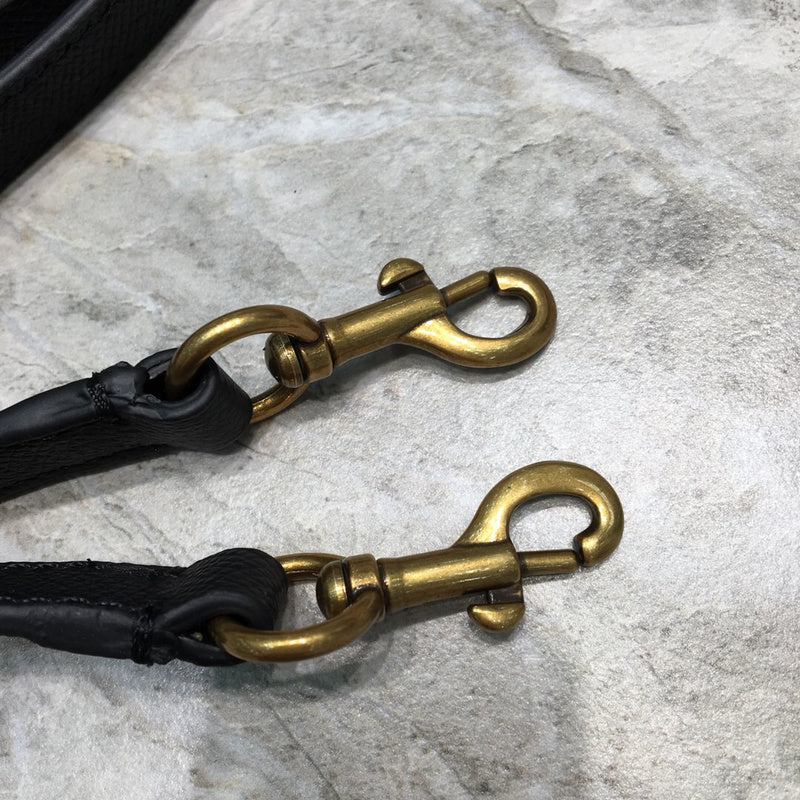 Effortless Faux Leather Handbag - Signature Hardware Accents | Women's Luxury Handbag #839 - product detail shot (image 10) of designer-inspired handbag