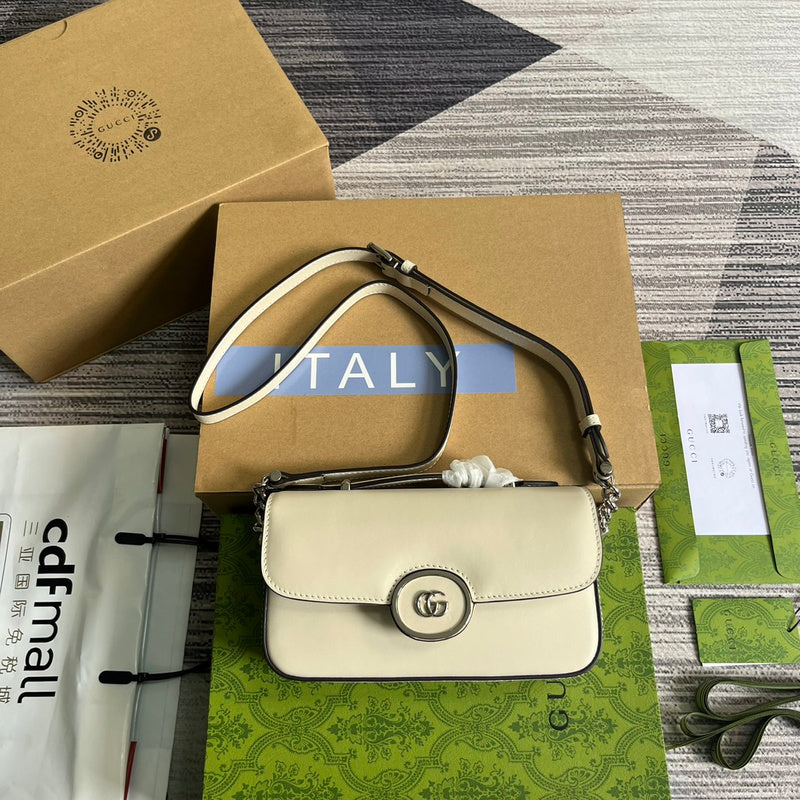 Front view of structured everyday-luxe women's handbag – women's designer-style accessory