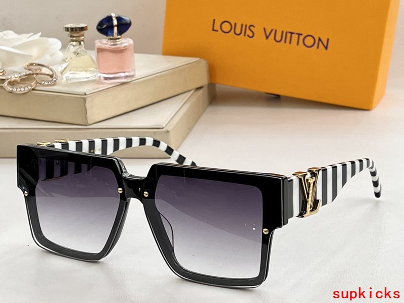 Angled view of Louis Vuitton unisex sunglasses
