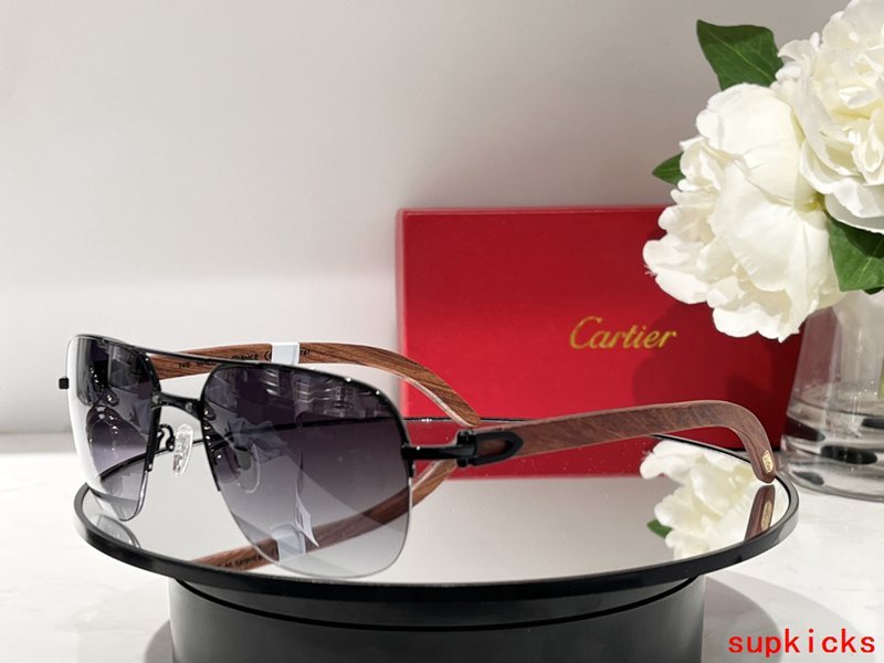 Front view of Cartier unisex sunglasses