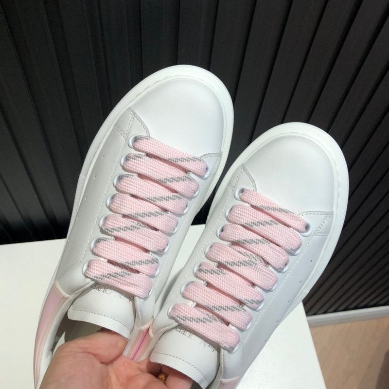 Alexander McQueen clean off-white luxury sneakers view 5 premium leather build