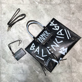 Bold Premium PU Leather Handbag - Chic Everyday Appeal | Women's Everyday Carry Handbag #976 - front view (image 1) of designer-inspired handbag
