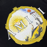 Close-up of Amiri hoodie craftsmanship