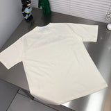 Front view of Louis Vuitton cotton t-shirt with label-forward styling