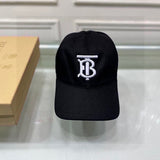 Close-up detail view of Burberry unisex cap