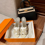 Hermes sandals Style 015 - back heel detail