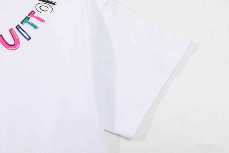 Front view of Louis Vuitton cotton t-shirt with contemporary cut