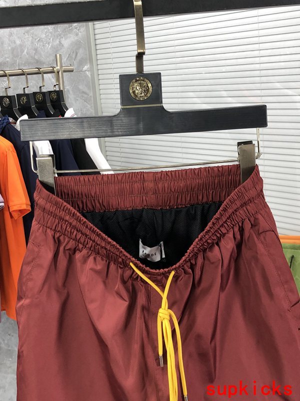 Back view of Rhude luxury clothing with runway-inspired design