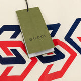 Full styled look of Gucci luxury clothing with relaxed-fit cut