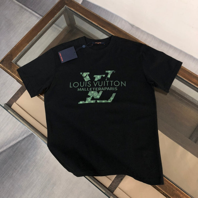 Back view of Louis Vuitton cotton t-shirt with streetwear-inspired cut