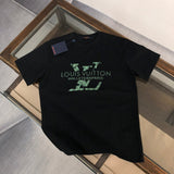 Back view of Louis Vuitton cotton t-shirt with streetwear-inspired cut