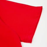 Close-up of Burberry t-shirt craftsmanship