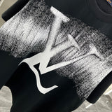 Flat lay presentation of Louis Vuitton cotton t-shirt with relaxed-fit cut