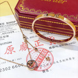 Front view of Cartier unisex jewelry piece