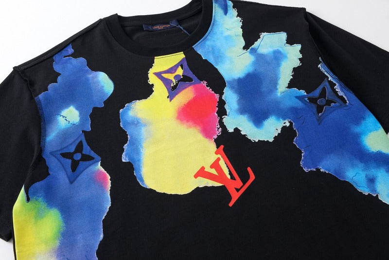 Full styled look of Louis Vuitton cotton t-shirt with everyday silhouette