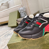 Gucci two-tone luxury sneakers view 4 minimalist modern build