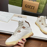 Gucci soft grey luxury sneakers view 7 classic court silhouette