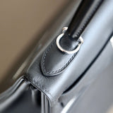 Close-up detail of sophisticated bag design