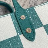 Back view of polished statement women's handbag – women's premium purse