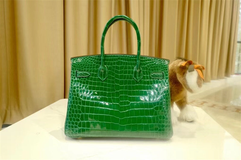 Close-up detail of classic bag design