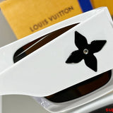 Angled view of Louis Vuitton unisex sunglasses