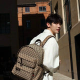 Back view of Gucci luxury Backpack with clean finishing