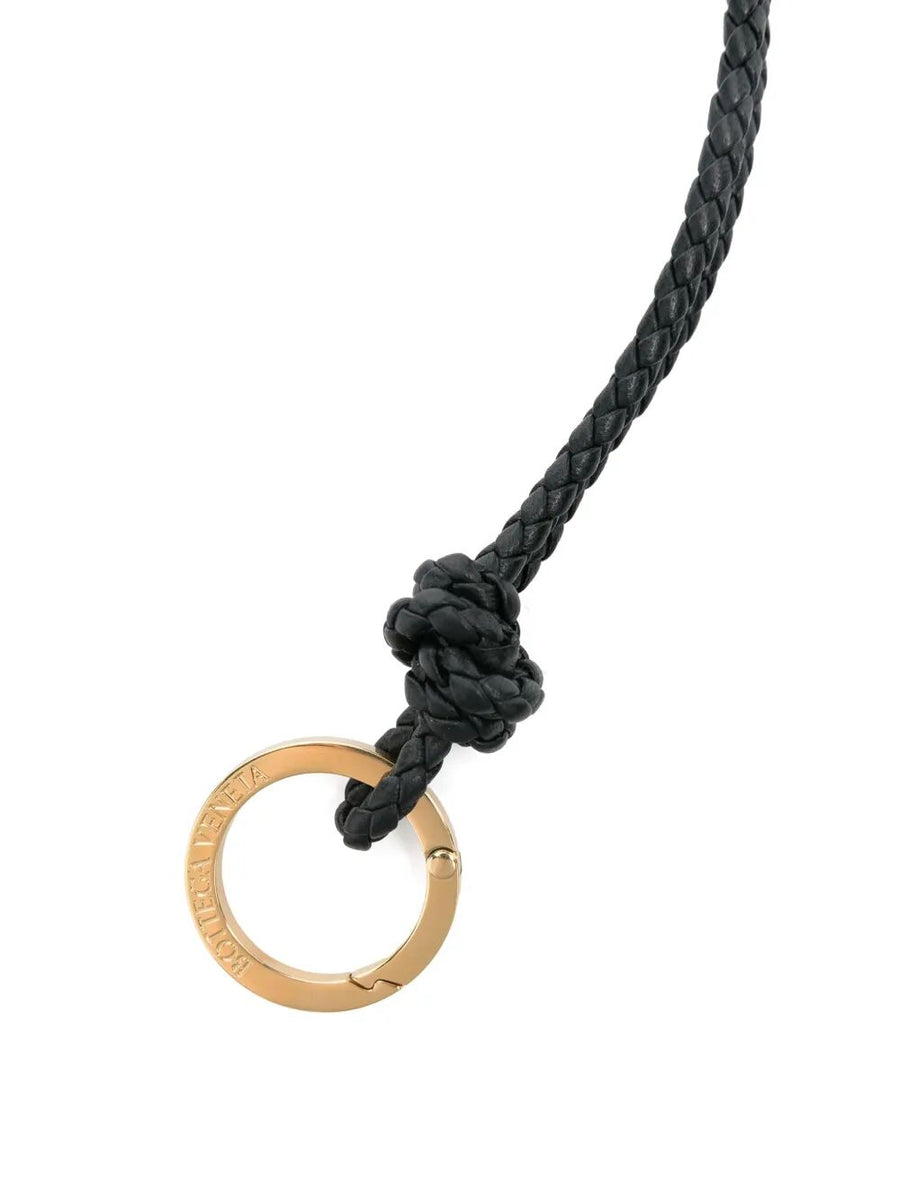 Bottega Veneta Jewellery? Bottega Veneta Women Intreccio Long Key Ring Luxury Designer Statement Jewellery