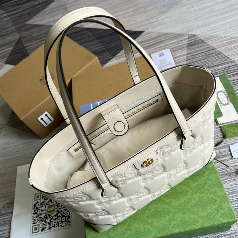 Interior view of refined chic women's handbag – women's everyday handbag
