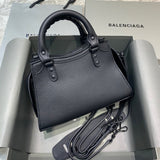 Classic Vegan Leather Handbag - Understated Luxury Look | Women's Everyday Carry Handbag #318 - close-up detail shot (image 3) of designer-inspired handbag