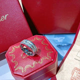 Close-up detail view of Cartier unisex jewelry piece